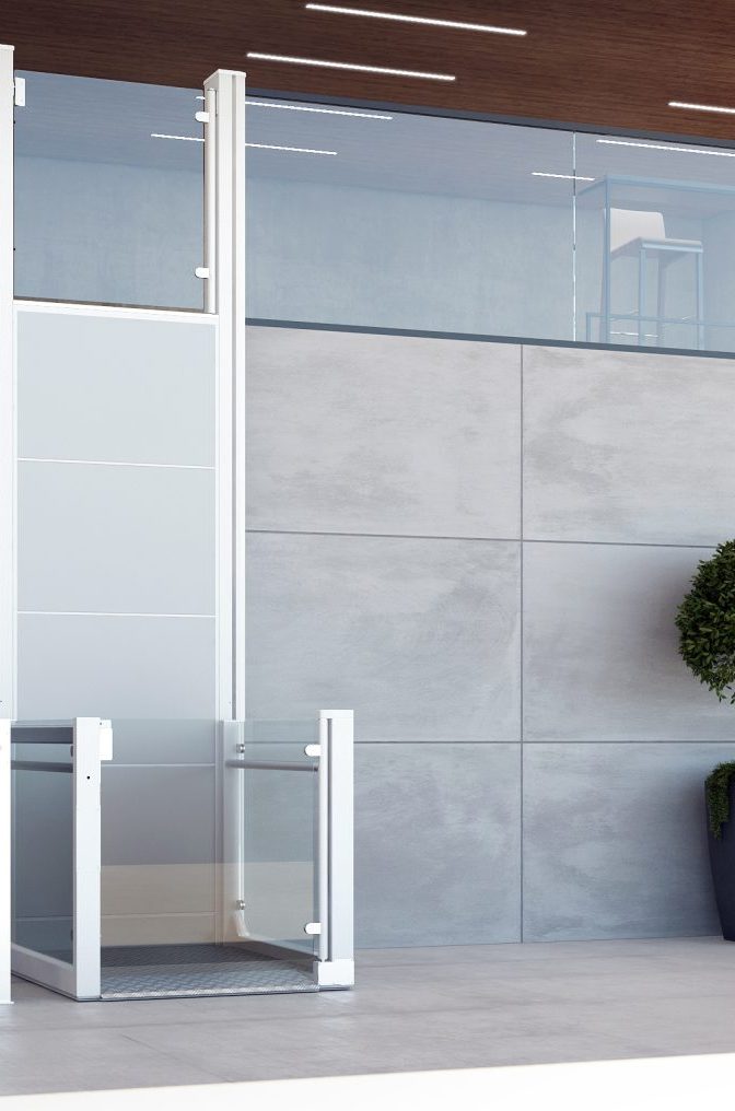 vertical platform elevator exterior RB150 Barduva