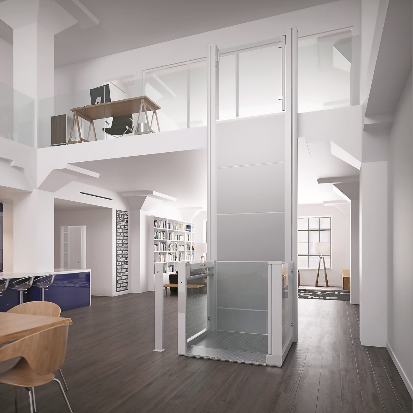 vertical platform lift RB150 by Barduva