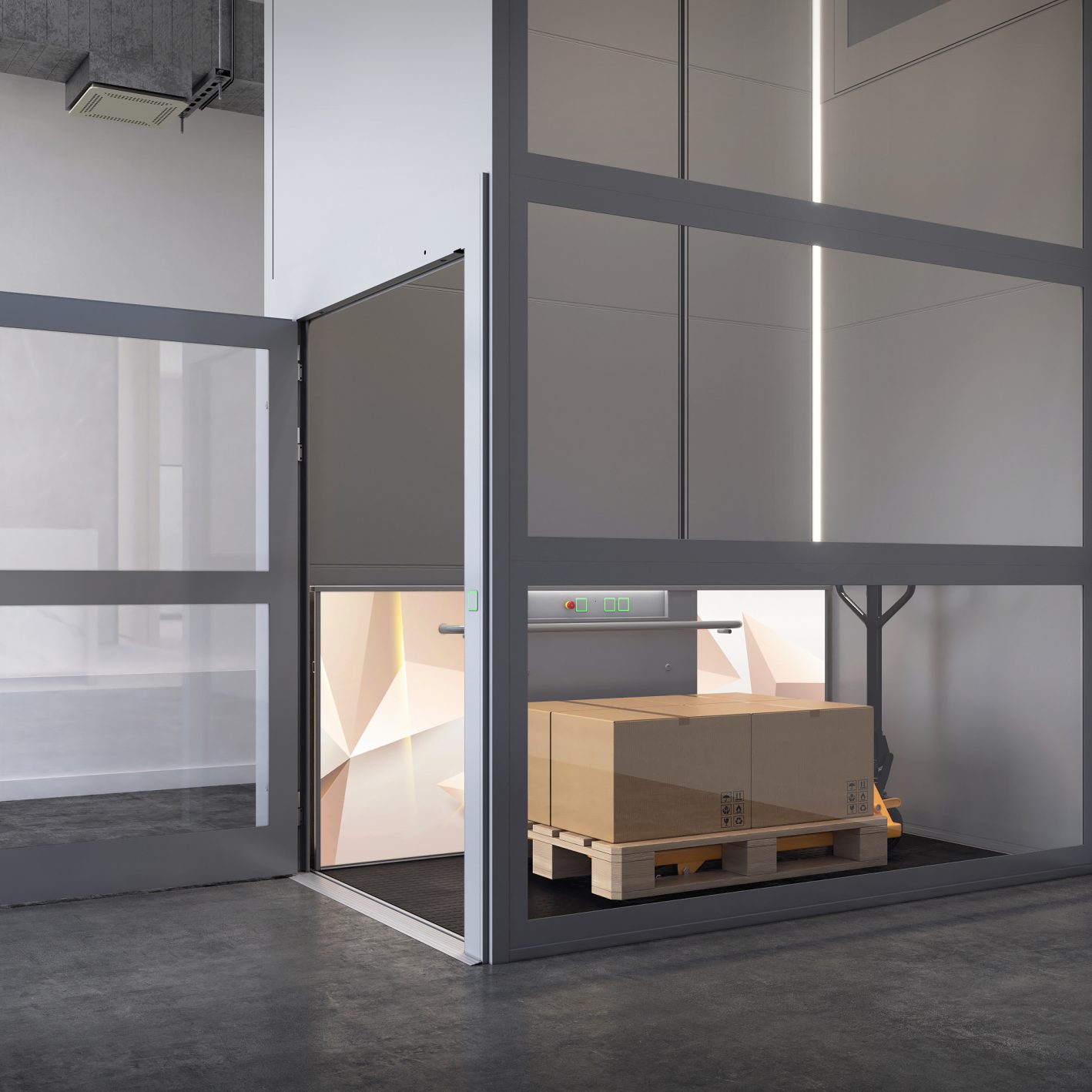 goods lift warehouse VB1000 by Barduva