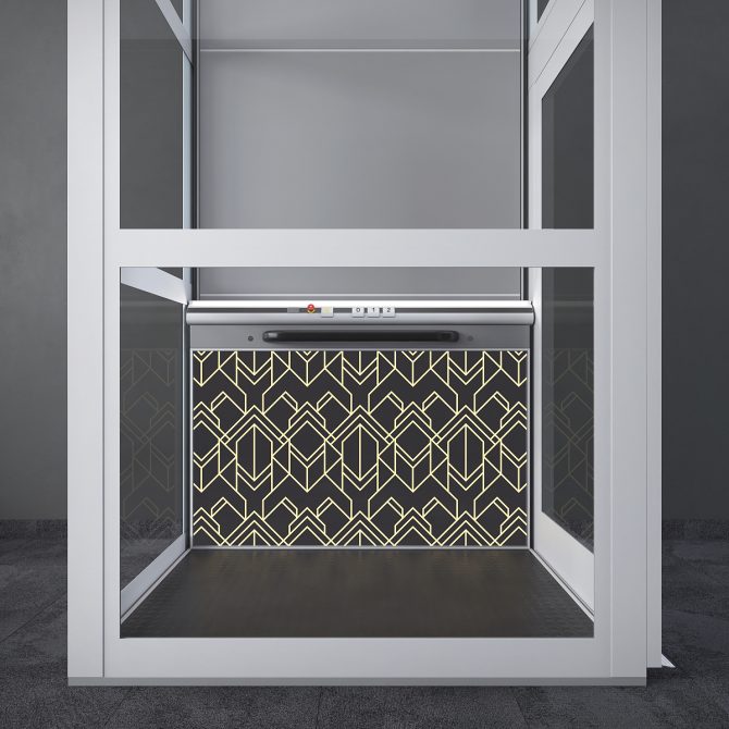 platform lift SB200 panel design Model08 Barduva